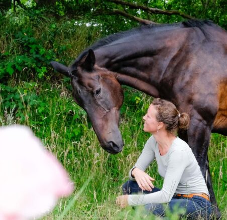 Nancy and her mare deep trust